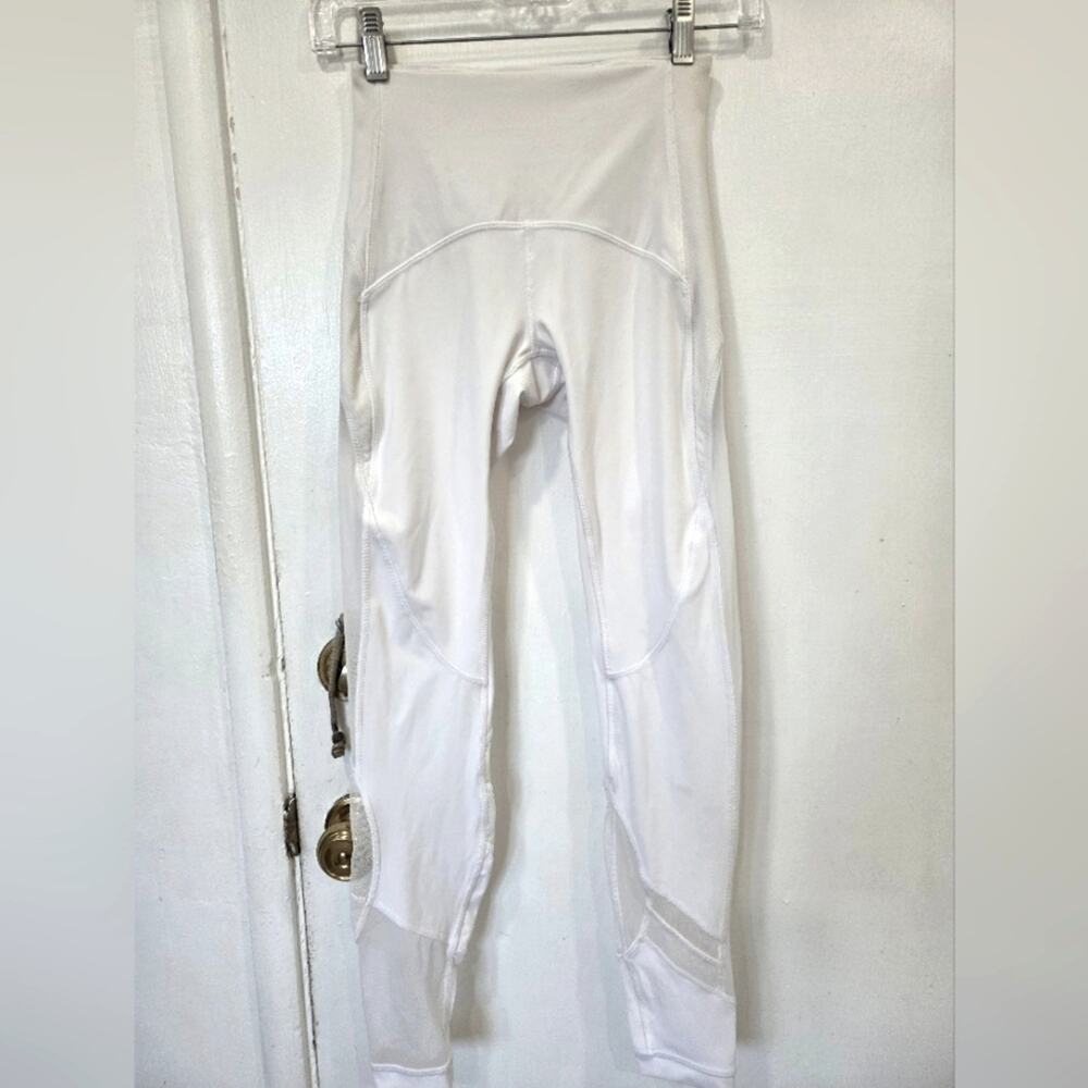 White Lululemon White Mesh Leggings Size 4